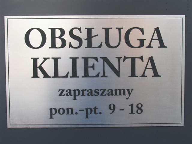 Obsługa klienta – godziny otwarcia pon.–pt. 9–18